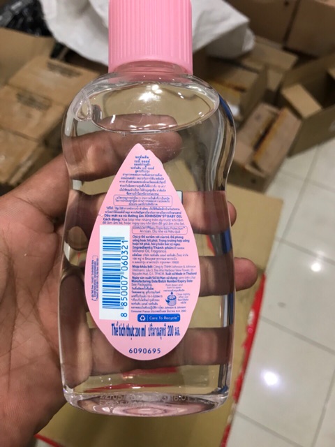 Dầu Massage Johnson baby 200ml
