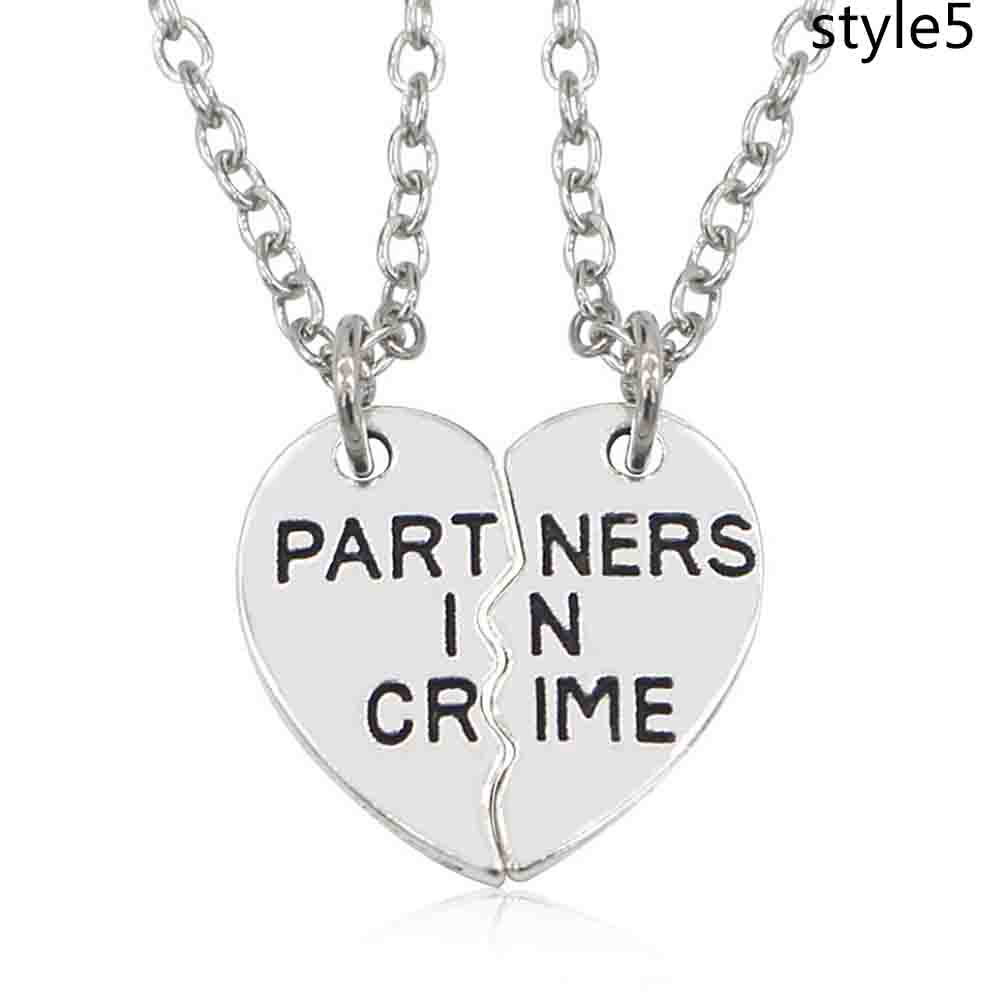 Bộ 2 dây chuyền đôi hình trái tim nhiều phong cách thời trang dành cho các cặp đôi