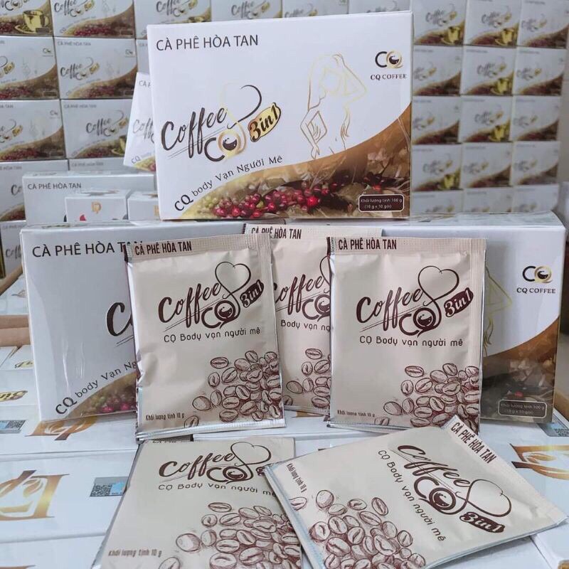 CÀ PHÊ GIẢM CÂN HIỆU QUẢ CQ SLIM THÁI LAN hộp 10 gói( chính hãng giảm 2-4kg 1 hộp)
