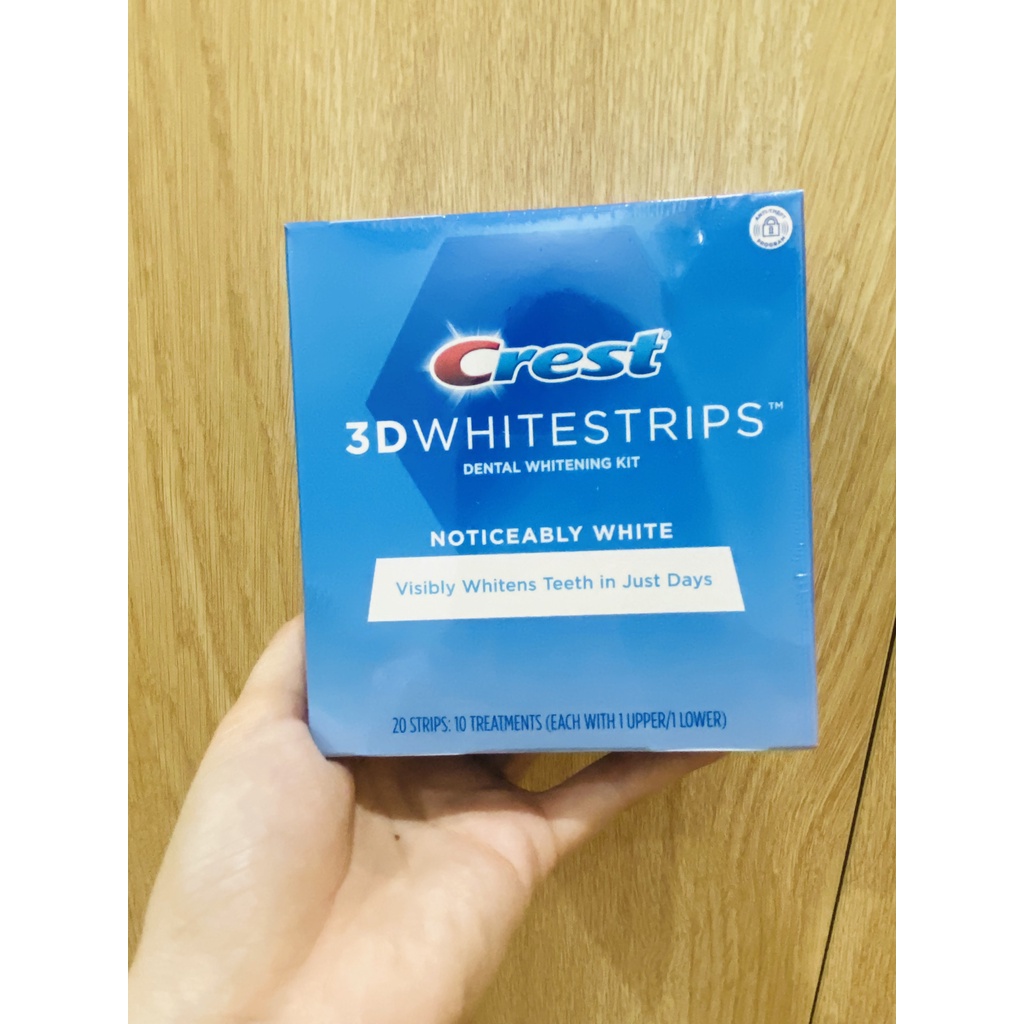 Miếng trắng răng Crest 3D whitestrips Professional tách lẻ