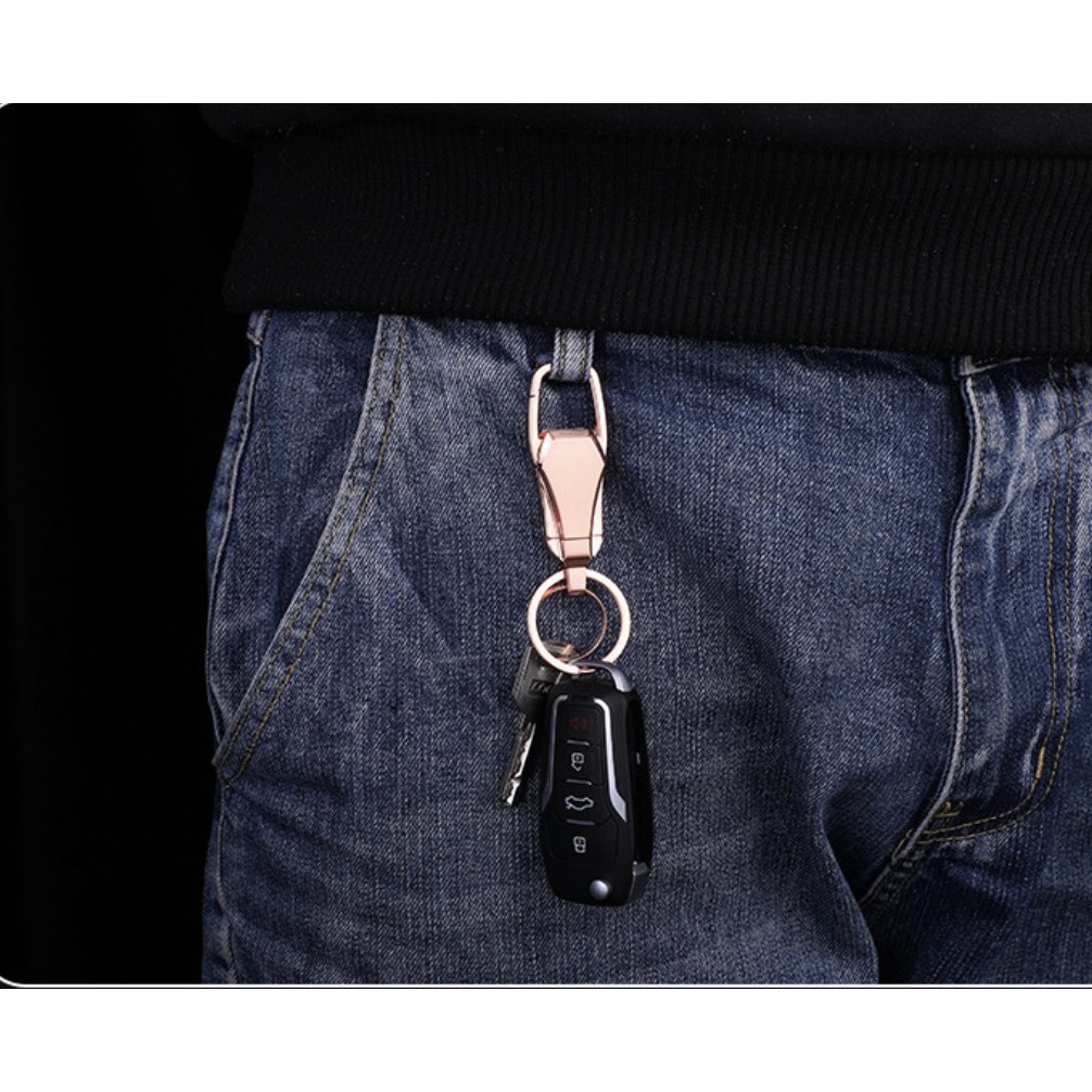 Móc Khoá Ô Tô Xe Máy Cao Cấp JOBON ZB - 8780 - Móc Chìa Khóa Đeo Đỉa Cạp Quần