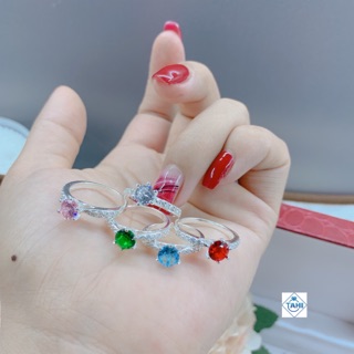 Nhẫn bạc nữ đính đá