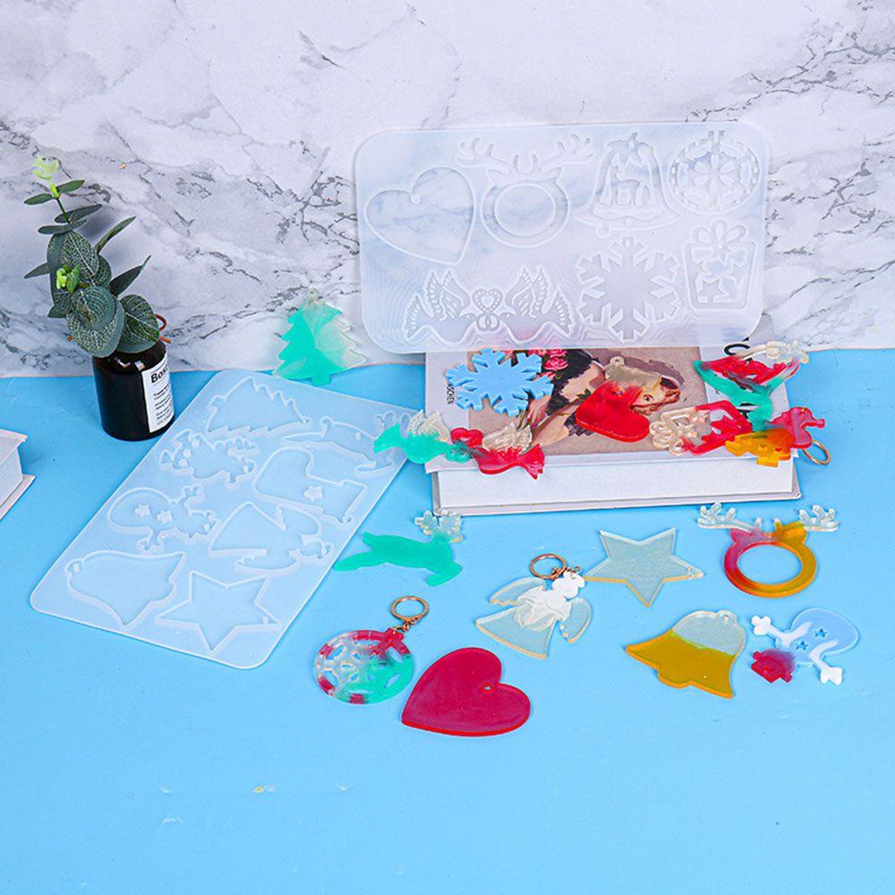 ESPO Khuôn Làm Móc Khóa Trang Trí Giáng Sinh DIY