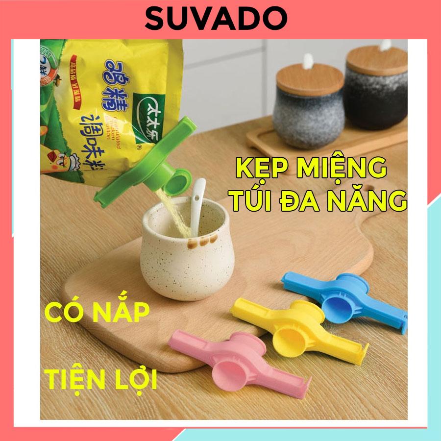 Kẹp Miệng Túi Thực Phẩm Bằng Nhựa Tiện Dụng Niêm Phong Túi Gia Vị Có Nắp Đậy Chất Lượng Cao L5 SUVADO