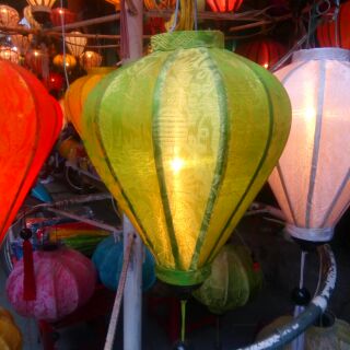 Cặp lồng đèn Hội An _dạng củ tỏi_size 30