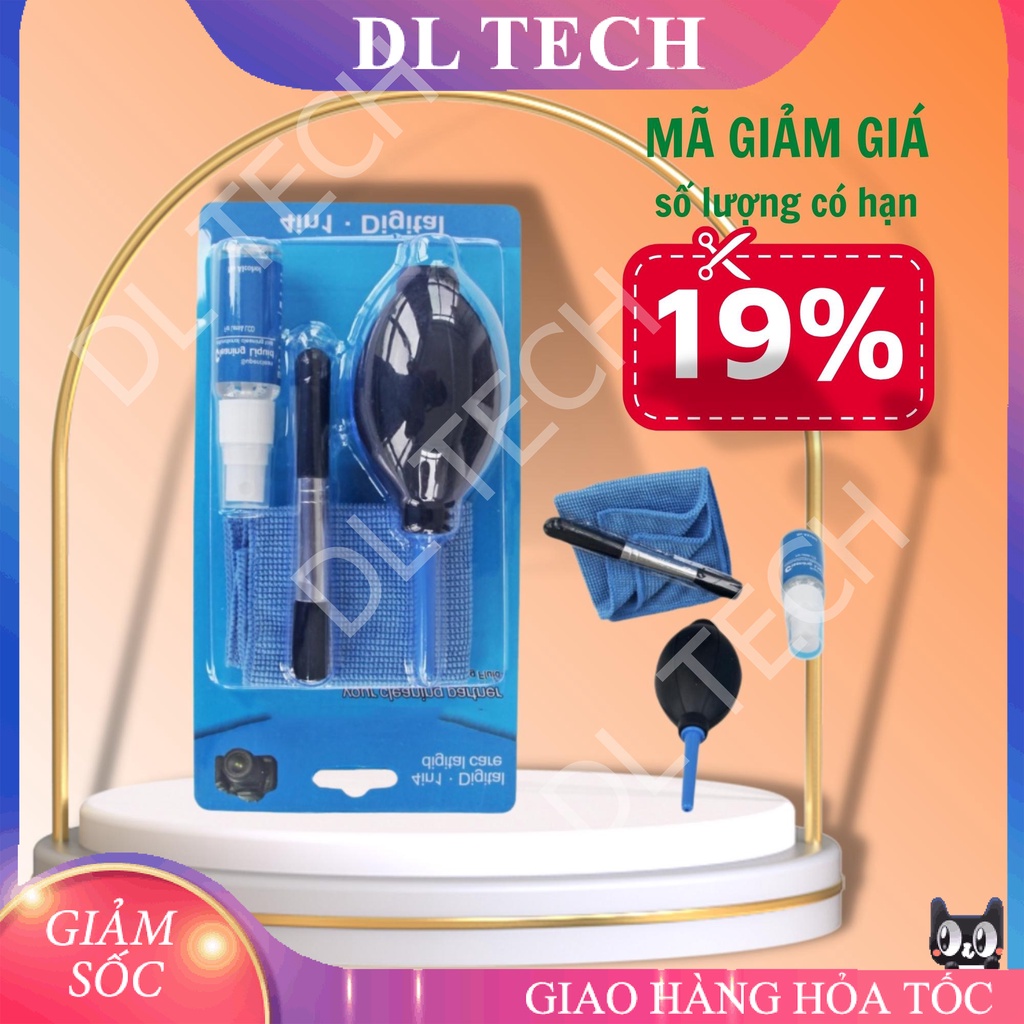 Bộ Vệ Sinh Laptop, LCD, MÁY ẢNH, BÀN PHÍM 4 IN 1 DL TECH