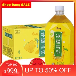 Nước lê - đào siêu ngon - chai 1l