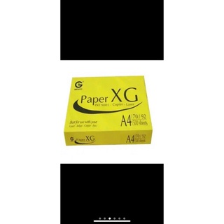 Gam giấy a4 xg xương giang màu vàng/xanh 70 gsm 500 tờ ||||