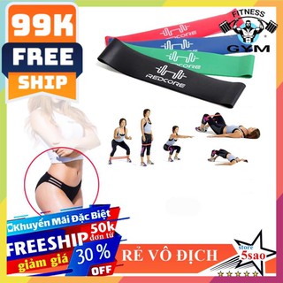 FREESHIP 🎁 Bộ 4 dây tập mông chân 💝 Dây tập gym mini band