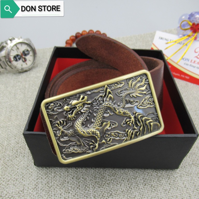 [HOT] Thắt Lưng Nam Phong Cách RỒNG Hàng Chất Lượng Cao - Dây Da Thật Nguyên Miếng 1 Lớp Cao Cấp ( BH 12 Tháng)