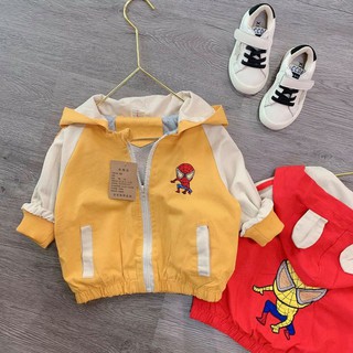 Áo Khoác Kaki Nhện Bé Trai Bé Gái Đều Mặc Được(8-20kg)