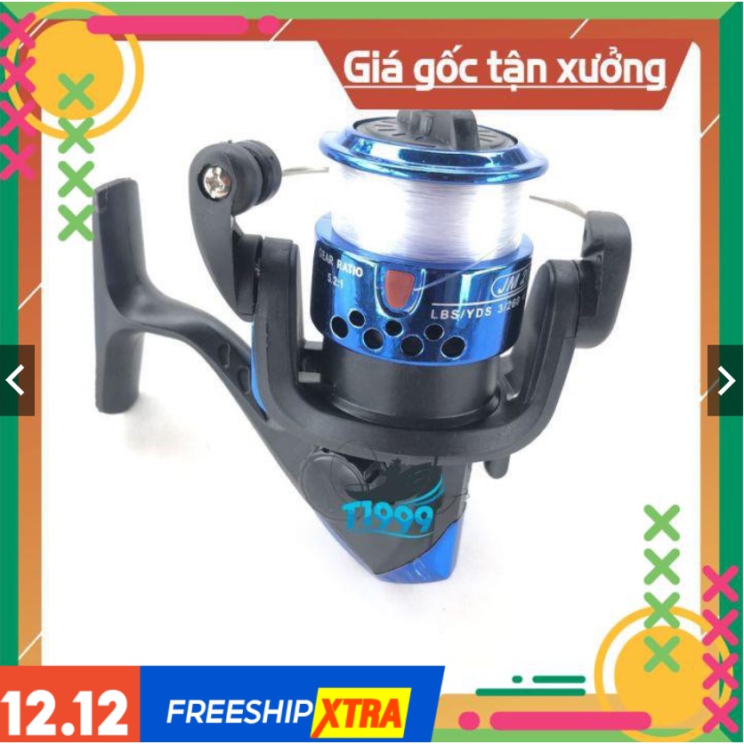 Máy Câu Cá Mini Có 80m Cước Cuốn Sẵn