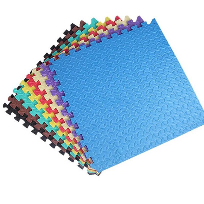 Thảm xốp trải sàn phòng gym 1m*1m dầy 2cm mầu hồng,Thảm xốp cao cấp khu vui chơi