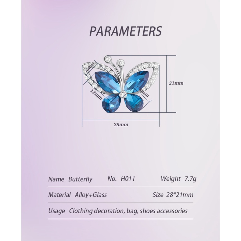 Hạt Pha Lê Hình Bướm Dùng Để May Trang Phục / Trang Sức / halloween / Giáng Sinh