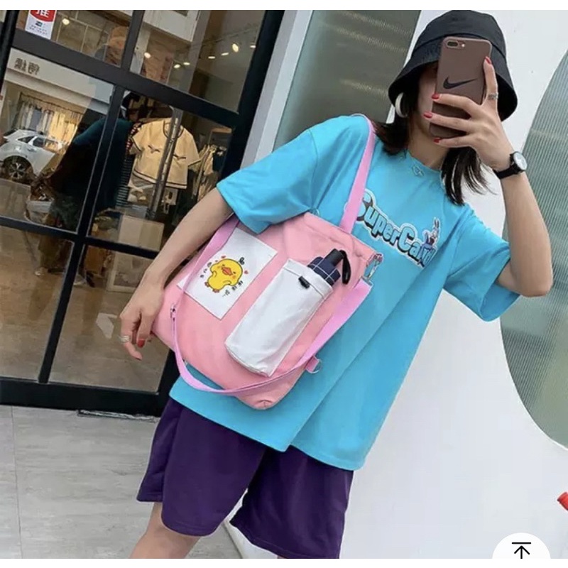 TOTE ĐEO 2 KIỂU - PHỐI TÚI ĐỰNG TIỆN LỢI - TT07