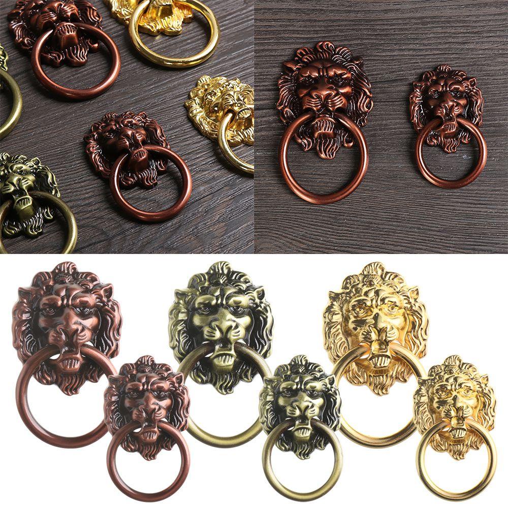 PISTA Tay Nắm Cửa Dạng Kéo Màu Đồng Phong Cách Retro
