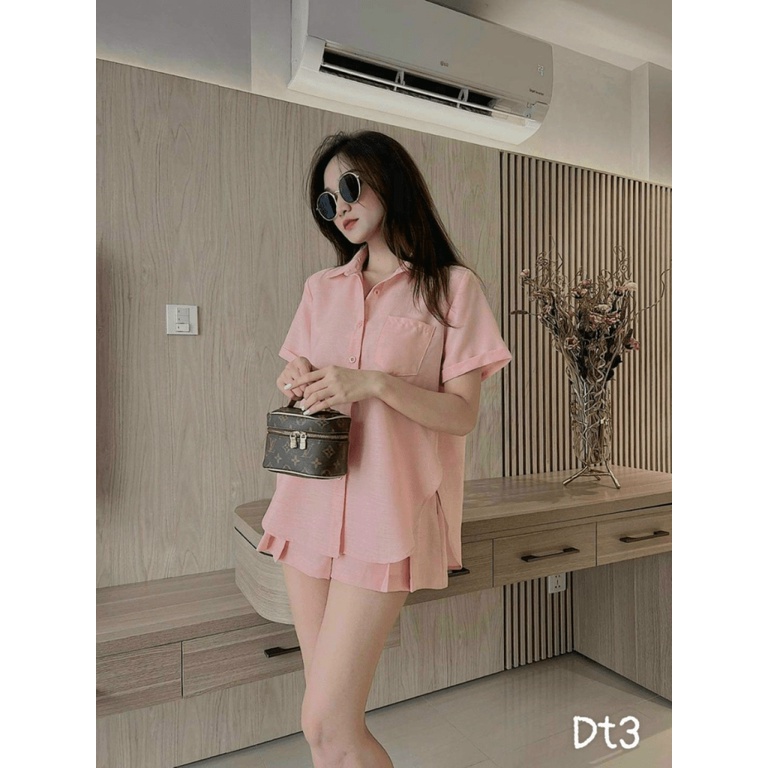 SÉT FORRD 2 MÓN ÁO SƠ MI THƯ SINH TRẺ TRUNG CÁ TÍNH KIỂU DÁNG THỜI TRANG HOT TREND