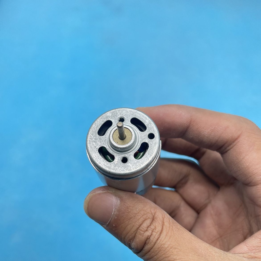 Động cơ 380 tốc độ cao có quạt làm mát, điện áp 7.4v tốc độ 15000v/p