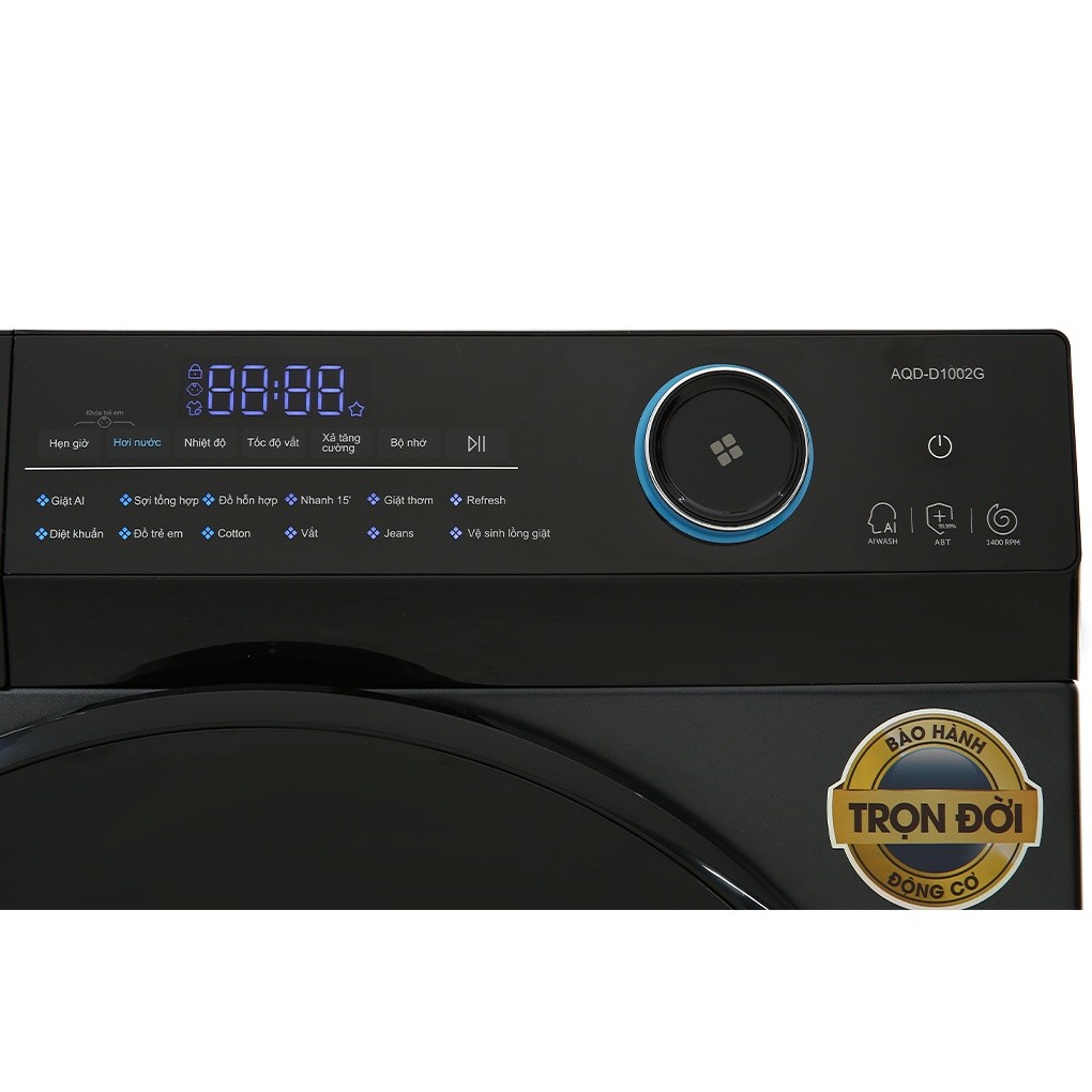 Máy giặt Aqua Inverter 10 kg AQD- D1002G BK
