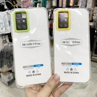 Ốp lưng Xiaomi Redmi 10 dẻo siêu trong suốt viền màu camera