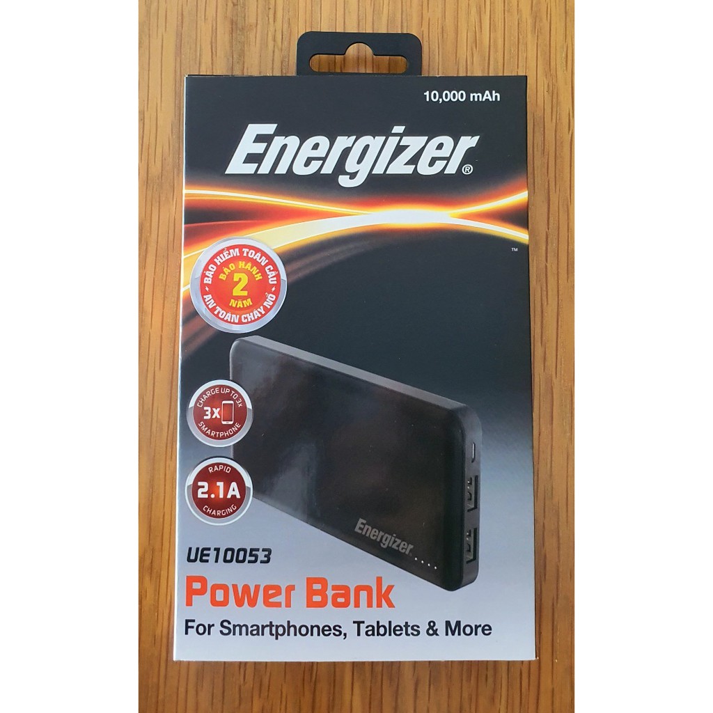 Hot - Pin Sạc dự phòng Energizer 10.000mAh UE10053 - Type C - Chính hãng - Pin sạc giá rẻ