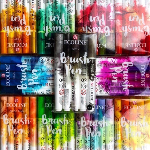 Set 5 bút Ecoline Brush Pen.