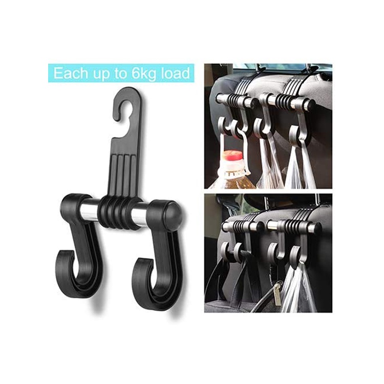 Móc Treo Đồ Sau Ghế Ô Tô Tiện Lợi (Móc Đôi)