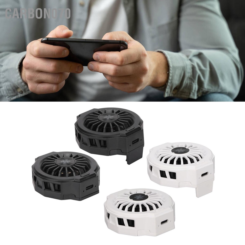 Carbon070 Bộ làm mát điện thoại RGB Giảm tiếng ồn Kép Cố định từ tính Sạc không dây Bảo vệ kép Tản nhiệt di động