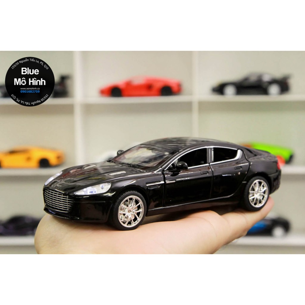 Blue mô hình | Xe mô hình Aston Martin Rapide tỷ lệ 1:32 mở hết cửa