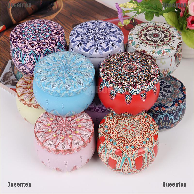 [Hàng mới về] Hộp đựng nến bằng thiếc xinh xắn