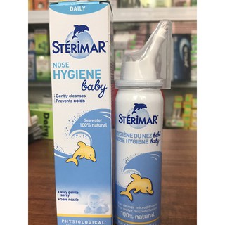 Xịt muối biển STERIMAR BABY nhập khẩu chính hãng[ dành cho bé từ 0-3 tuổi]