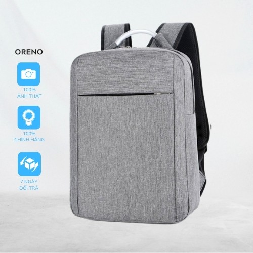 Balo ORENO Đựng Laptop vải cotton đẹp Balo Đẹp Kiểu Dáng Hàn Quốc Chất Lượng Cao Cấp Đi học Đi Làm