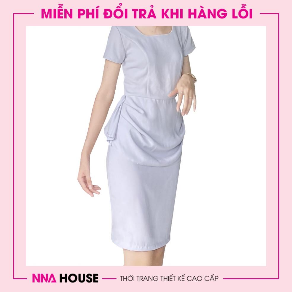 Váy cổ vuông thiết kế sang trọng - Đầm ôm xoắn eo phong cách trẻ trung xinh xắn NNAHOUSE Mã NA212 | BigBuy360 - bigbuy360.vn