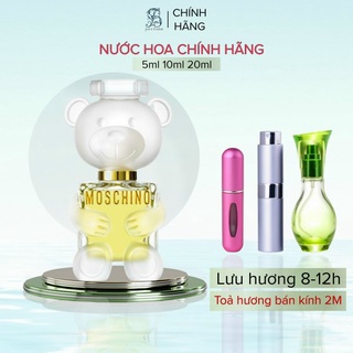 Nước hoa nữ mini Moschino Toy 2 5ml chính hãng gấu trắng authentic thơm lâu quyến rũ giá rẻ