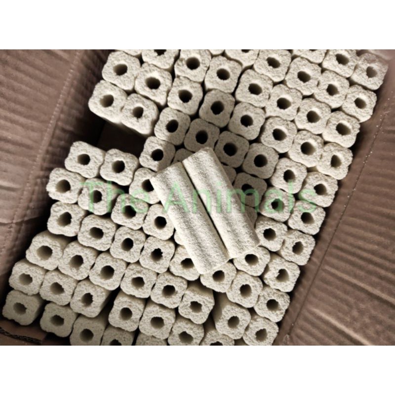 Thanh sứ hoa mai vàng lọc nước 9x3cm và 15x3.5cm - Lọc tràn- Vật liệu lọc