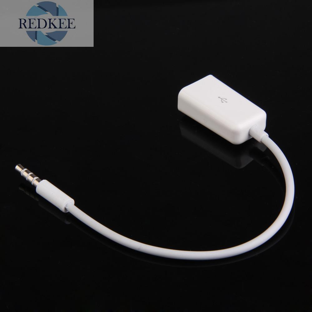 Dây Cáp Chuyển Đổi Âm Thanh Giắc Cắm 3.5mm Aux Sang Đầu Cắm Usb