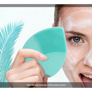 Máy rửa mặt Sunmay nhập khẩu Nhật Bản ver 2018 màu xanh(hàng có sẵn) Có giấy chứng nhận độc quyền sản phẩm tại Việt Nam