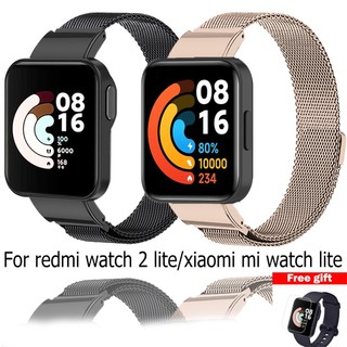 Dây đeo kim loại kiểu dáng thời trang cho đồng hồ thông minh Xiaomi Mi Watch Lite/ xiaomi redmi watch 2 lite