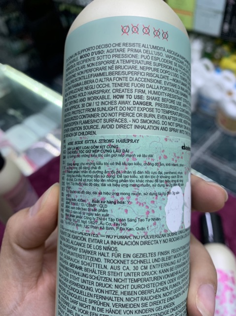 Keo bọt và Gôm xịt tóc Davines 400ml