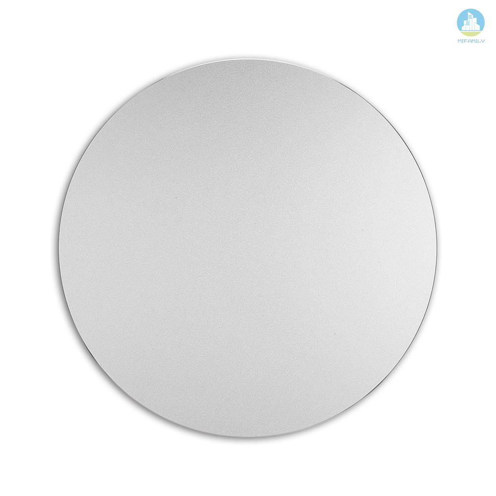 MI  Metal Mouse Pad Round Aluminum Alloy Mouse Mat Business Office Mouse Pad Wear-resistant Scratch-resistant Silver 220*220mm