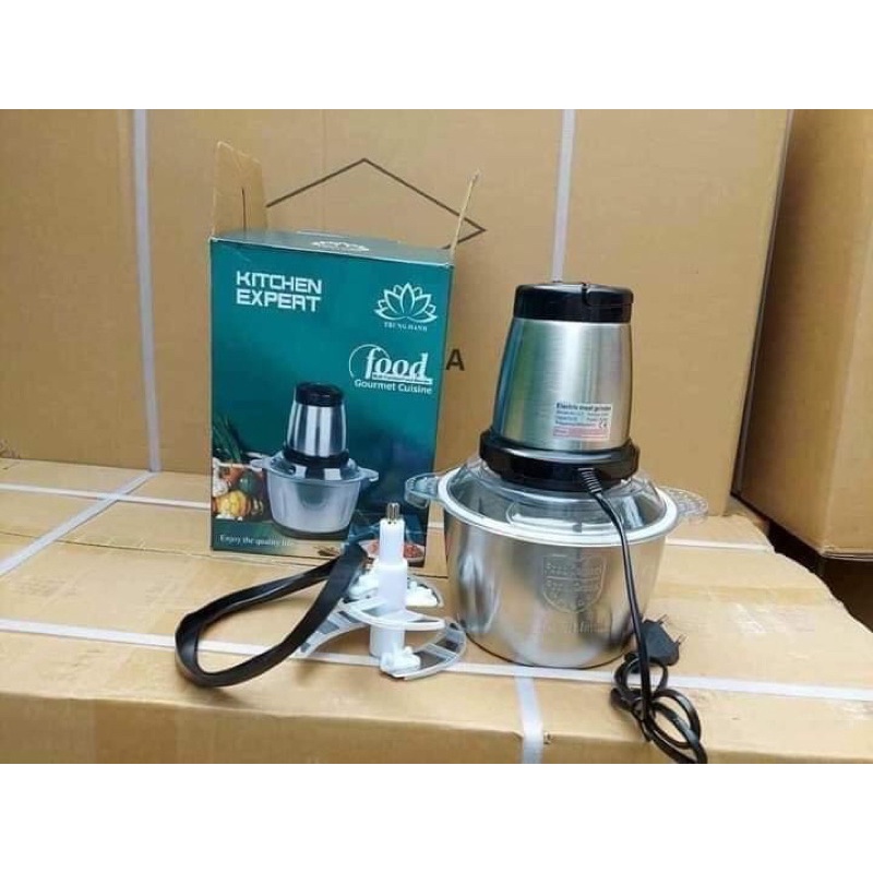 máy xay thịt inox đa năng 2 lít