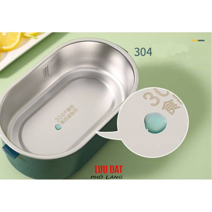 Hộp cơm cắm điện khay inox dung tích 0.8 lít A08 BH24T