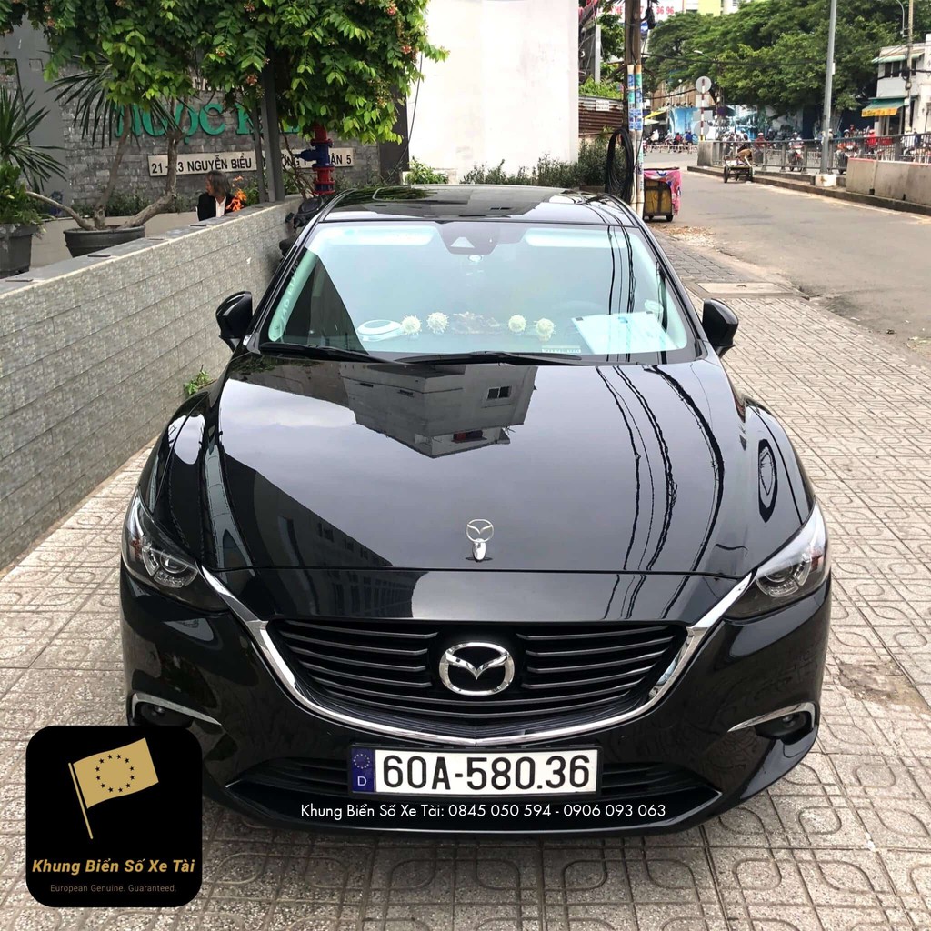 Khung biển số xe ô tô Wurth phiên bản cờ Châu Âu