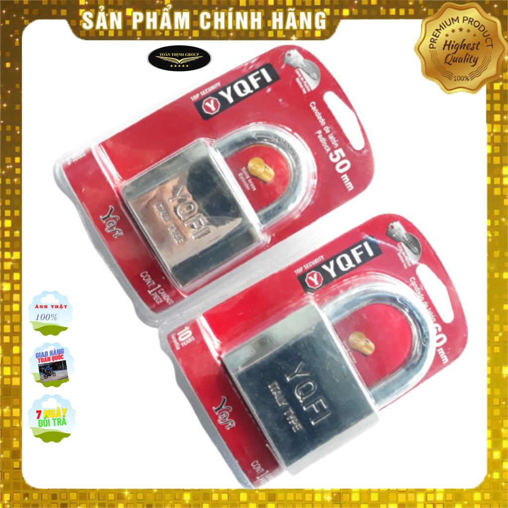 Ổ Khóa Cửa YQFI  Chống Trộm 50mm - 60mm Công Nghệ ITALY Chính Hãng, Chất Liệu Thép Siêu Cứng Siêu Bền