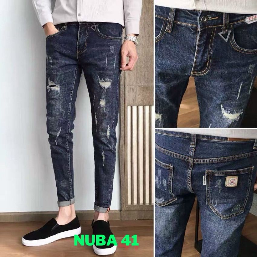 Quần jean nam rách cao cấp hàn quốc đẹp giá rẻ,quần bò TCS 42 | BigBuy360 - bigbuy360.vn