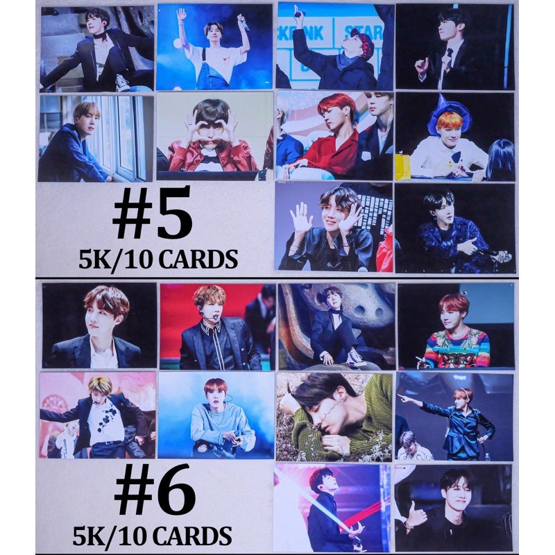 (Có sẵn)Sale set card BTS - JHOPE