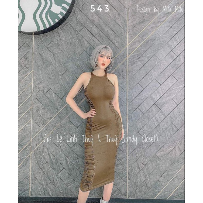 Đầm Body Nhún Sườn