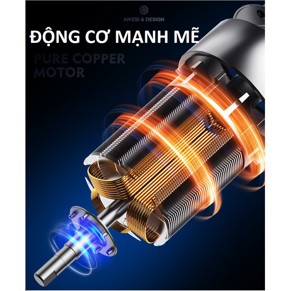 Máy bơm lốp ô tô điện tử AKESI đồng hồ điện tử, tự động ngắt khi đầy xilanh 22mm