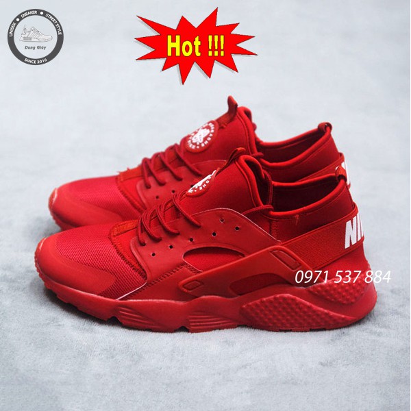 [Freeship - Fullbox] - GIÀY THỂ THAO NỮ HUARACHE ĐỎ FULL