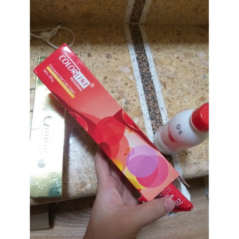 thuốc nhuộm tóc màu cam cháy